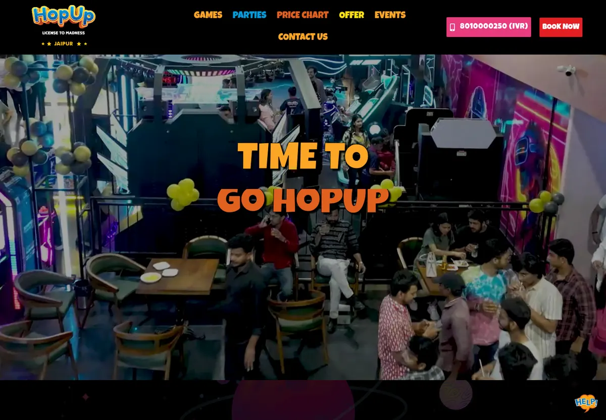 Hopup website